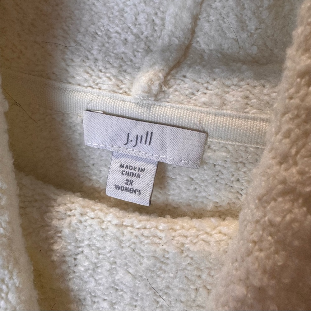 J. Jill Cream Cowl Neck Sweater - Picture 5 of 9